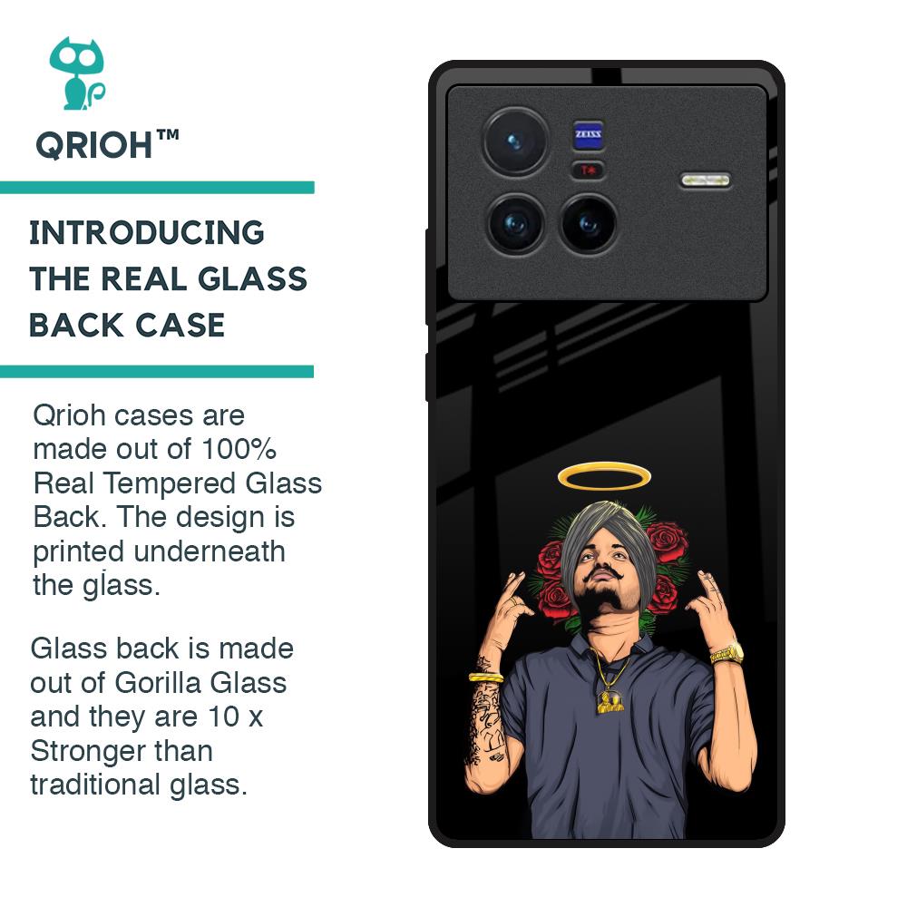 Punjabi Singer Poster Glass Case for Vivo X80 5G