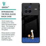 Night Sky Star Glass Case for Vivo X80 5G