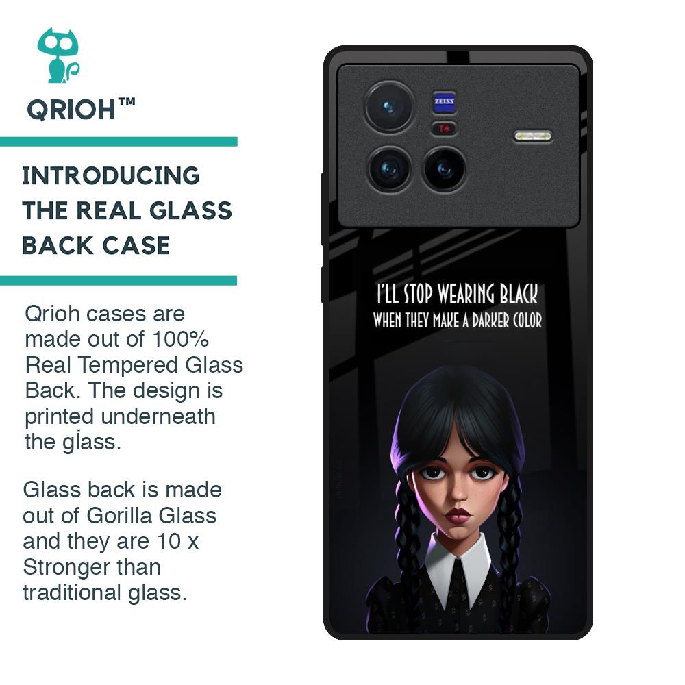 Aesthetic Digital Art Glass Case for Vivo X80 5G