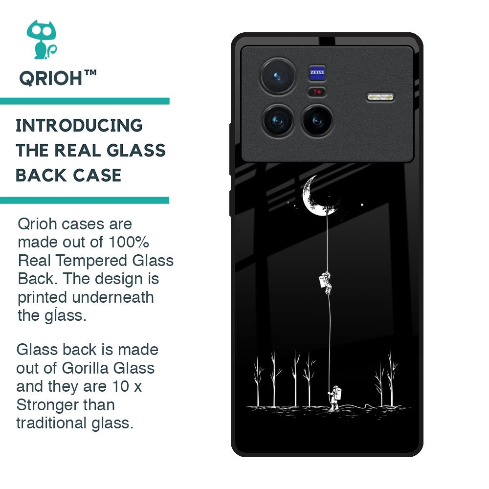 Catch the Moon Glass Case for Vivo X80 5G