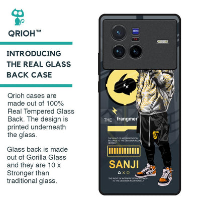 Cool Sanji Glass Case for Vivo X80 5G