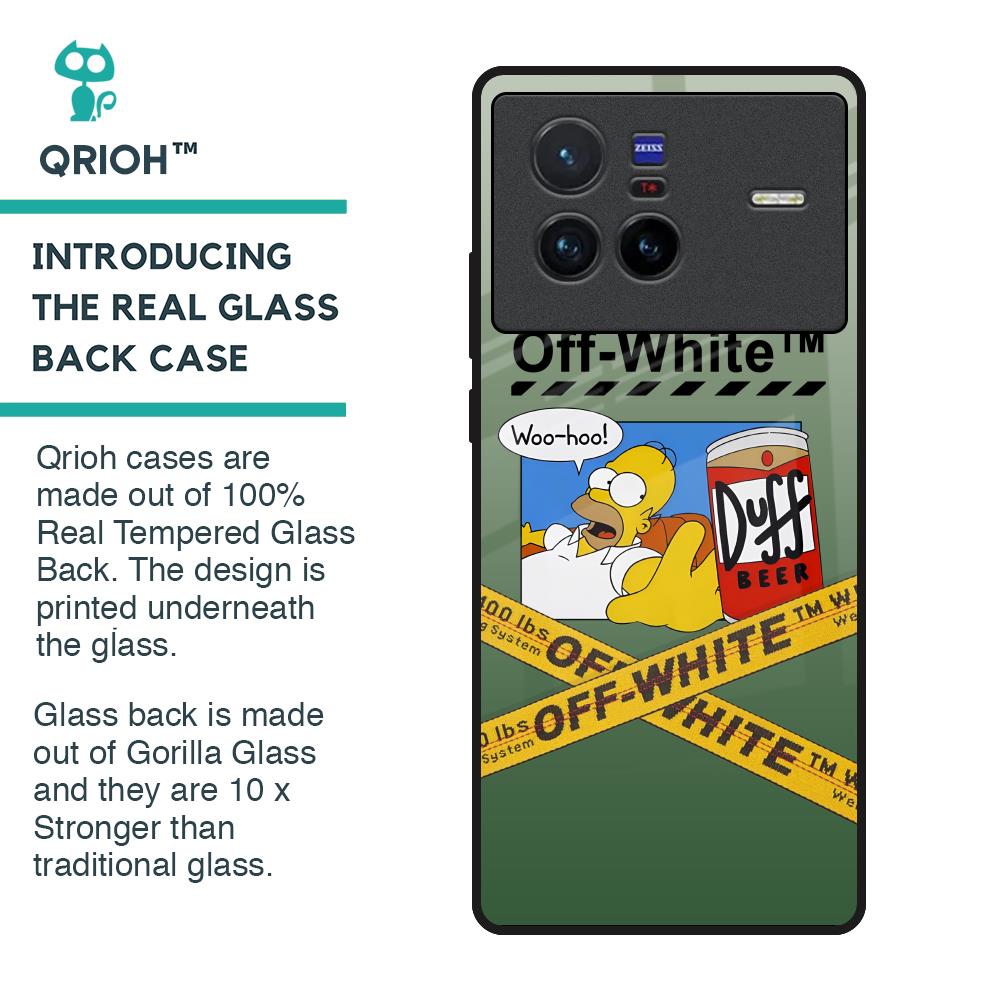 Duff Beer Glass Case for Vivo X80 5G
