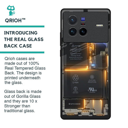 Glow Up Skeleton Glass Case for Vivo X80 5G