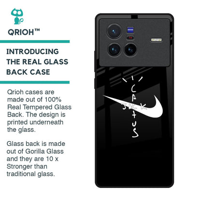 Jack Cactus Glass Case for Vivo X80 5G