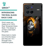 Ombre Krishna Glass Case for Vivo X80 5G