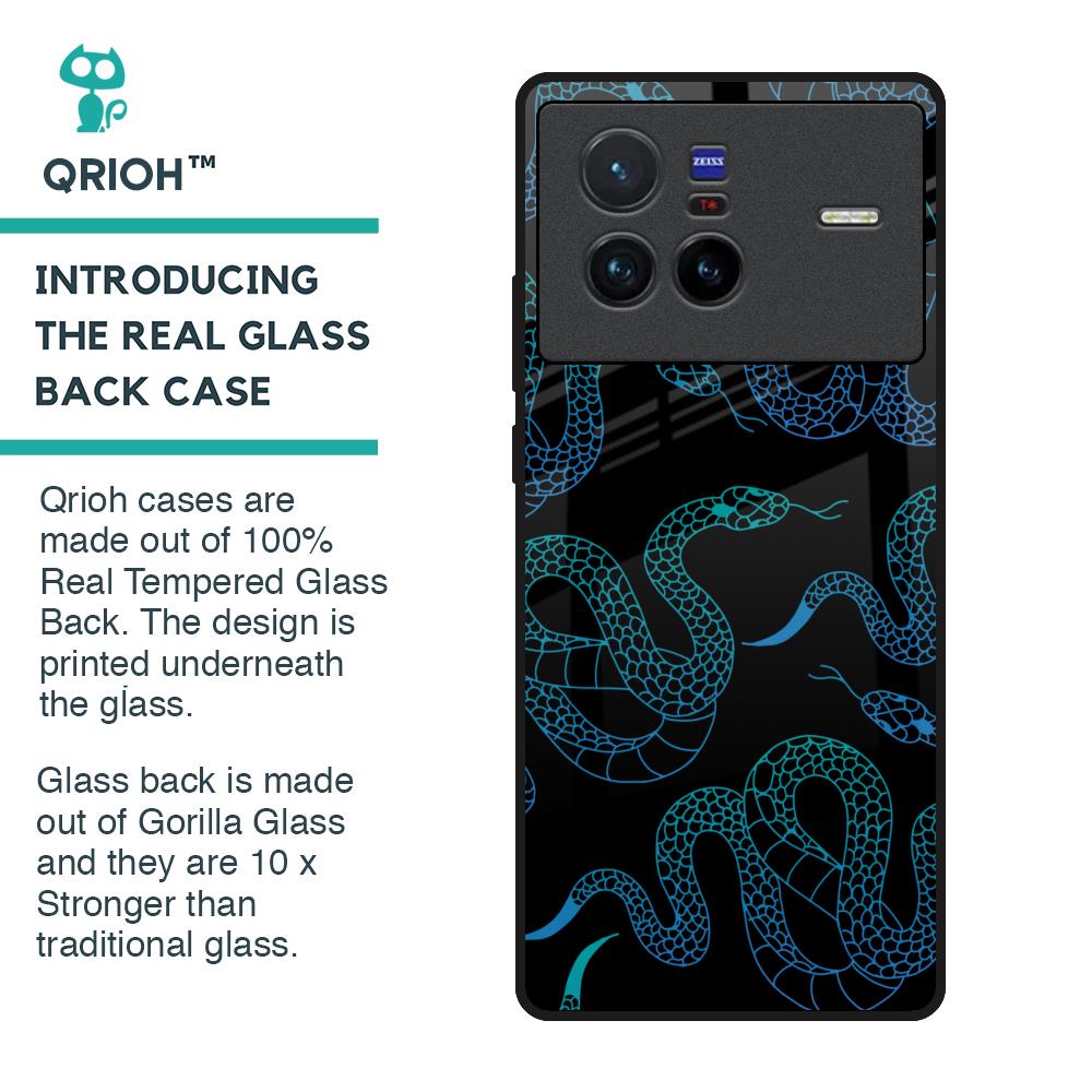 Serpentine Glass Case for Vivo X80 5G