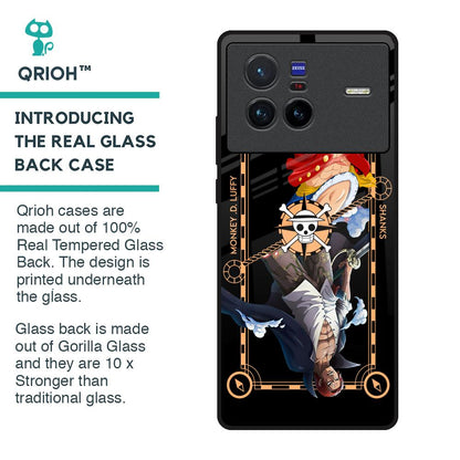 Shanks & Luffy Glass Case for Vivo X80 5G