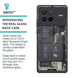 Skeleton Inside Glass Case for Vivo X80 5G