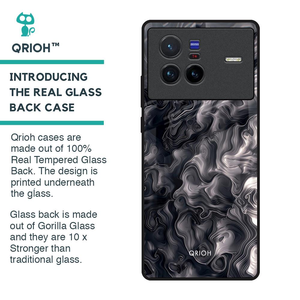 Cryptic Smoke Glass Case for Vivo X80 5G