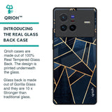 Abstract Tiles Glass Case for Vivo X80 5G