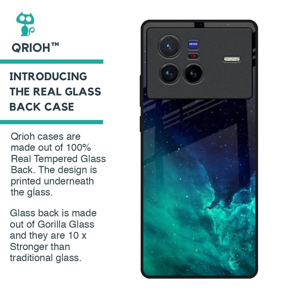 Winter Sky Zone Glass Case For Vivo X80 5G
