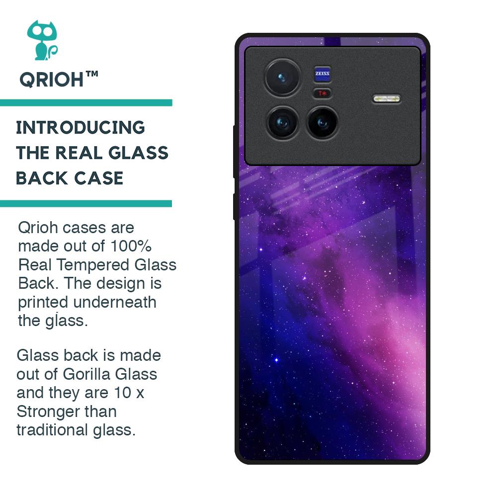 Stars Life Glass Case For Vivo X80 5G