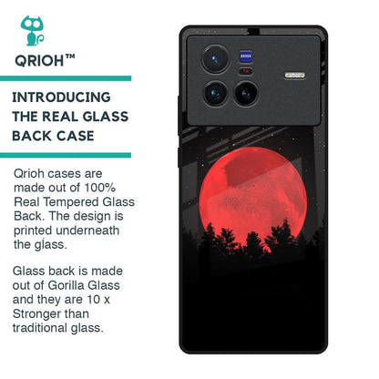 Moonlight Aesthetic Glass Case For Vivo X80 5G