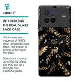 Autumn Leaves Glass Case for Vivo X80 5G