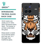Angry Tiger Glass Case For Vivo X80 5G