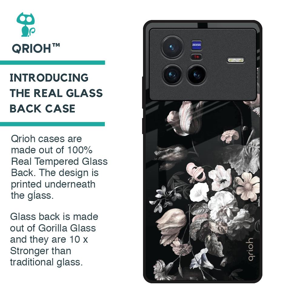 Artistic Mural Glass Case for Vivo X80 5G