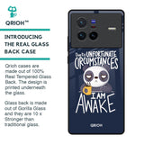 Struggling Panda Glass Case for Vivo X80 5G
