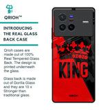 I Am A King Glass Case for Vivo X80 5G