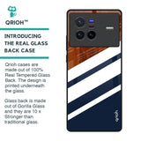 Bold Stripes Glass Case for Vivo X80 5G