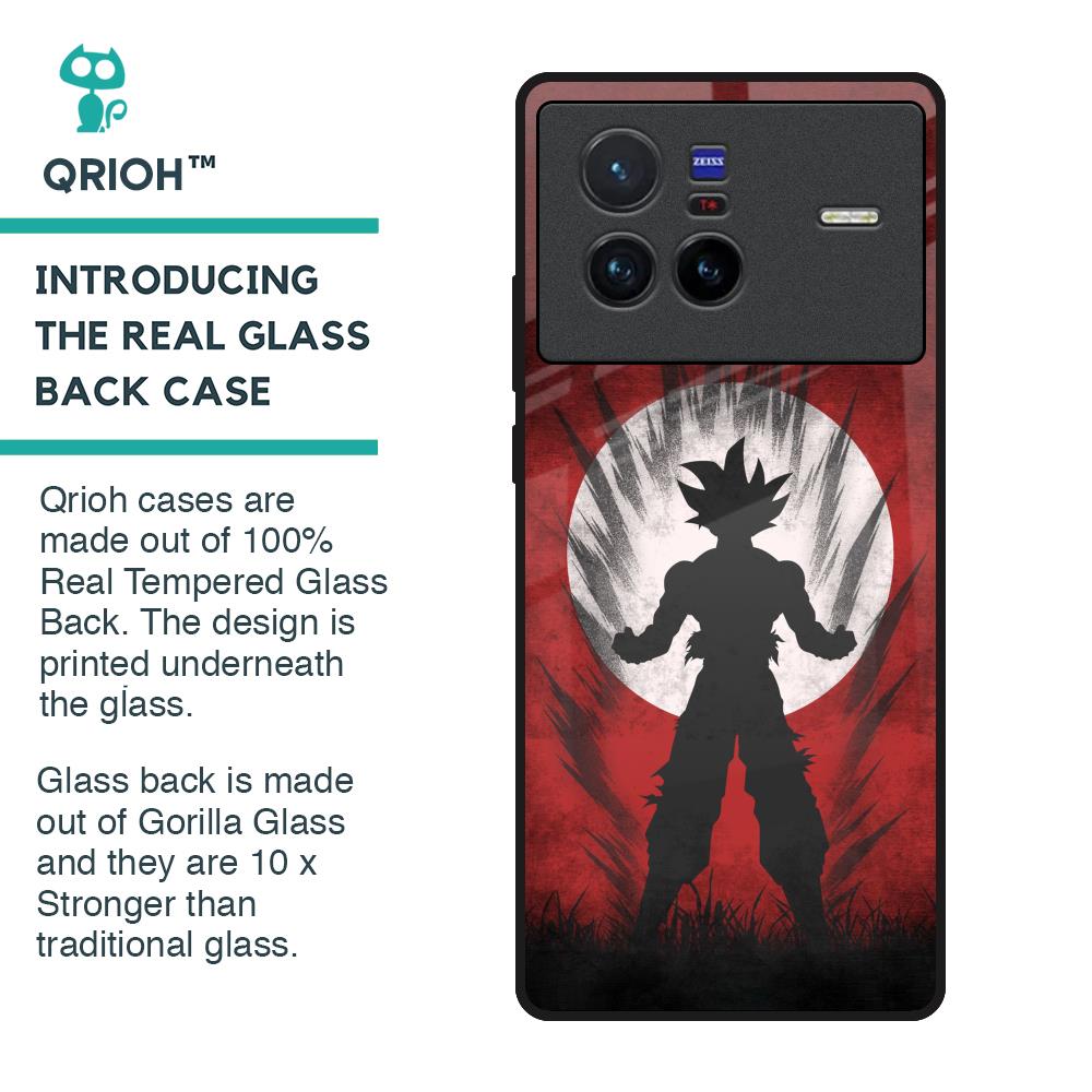 Japanese Animated Glass Case for Vivo X80 5G