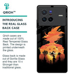 Japanese Paradise Glass Case for Vivo X80 5G