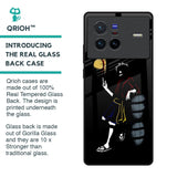 Luffy Line Art Glass Case for Vivo X80 5G