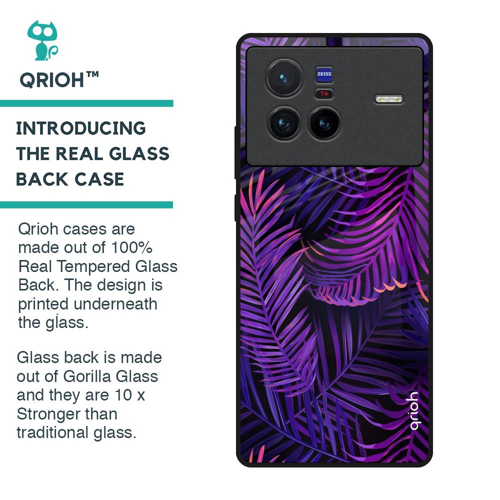 Plush Nature Glass Case for Vivo X80 5G