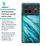 Ocean Marble Glass Case for Vivo X80 5G