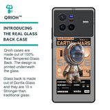 Space Ticket Glass Case for Vivo X80 5G