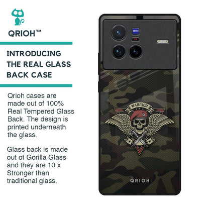 Army Warrior Glass Case for Vivo X80 5G