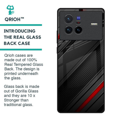 Modern Abstract Glass Case for Vivo X80 5G