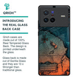 Geographical Map Glass Case for Vivo X80 5G