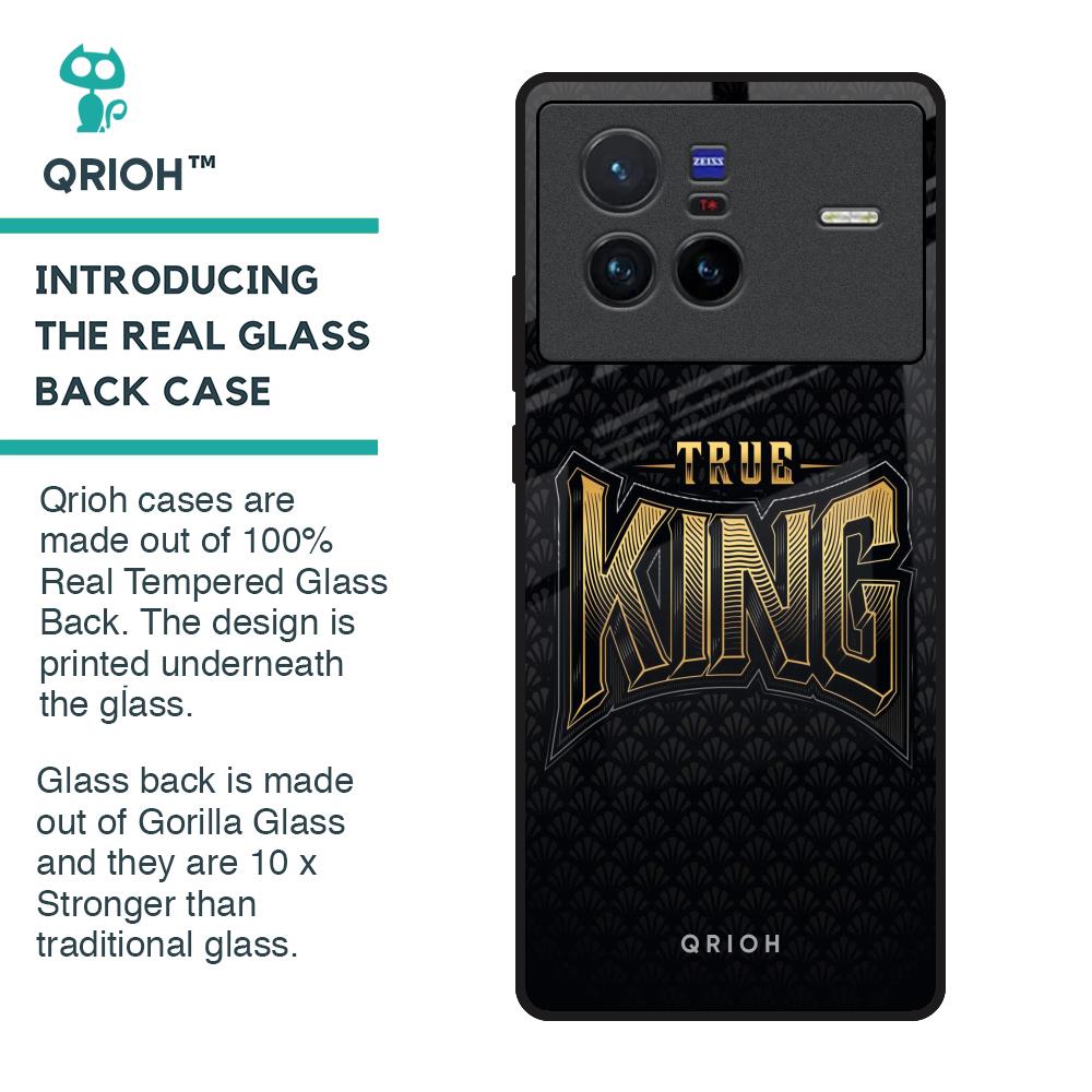 True King Glass Case for Vivo X80 5G