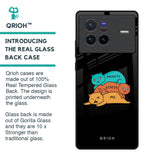 Anxiety Stress Glass Case for Vivo X80 5G