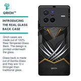 Black Warrior Glass Case for Vivo X80 5G