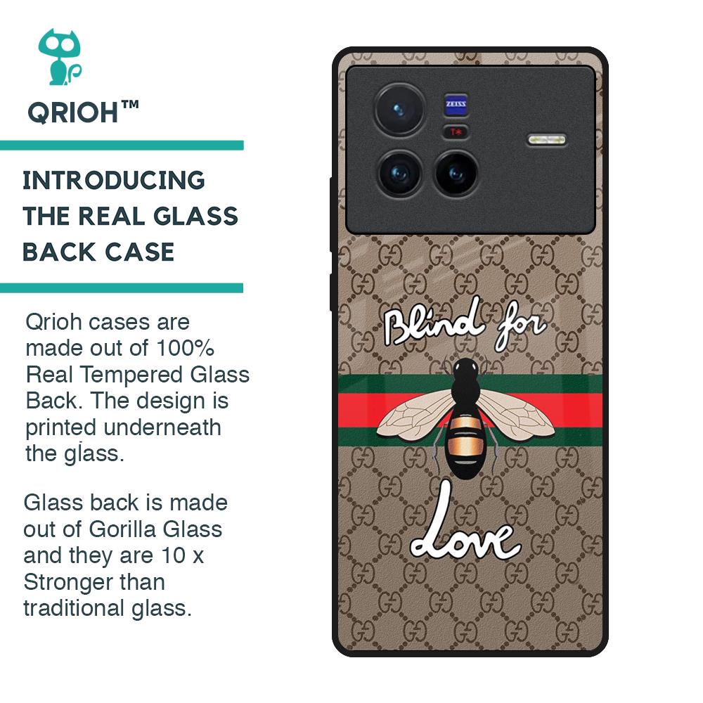 Blind For Love Glass Case for Vivo X80 5G