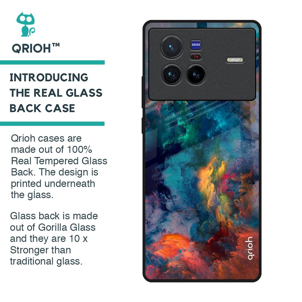 Cloudburst Glass Case for Vivo X80 5G