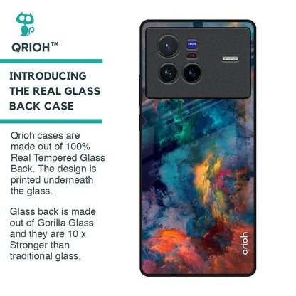 Cloudburst Glass Case for Vivo X80 5G