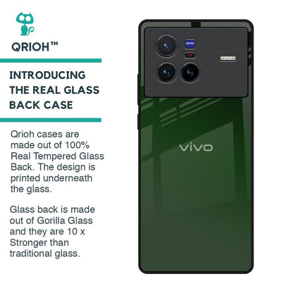 Deep Forest Glass Case for Vivo X80 5G