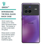 Ultraviolet Gradient Glass Case for Vivo X80 5G