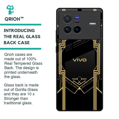 Sacred Logo Glass Case for Vivo X80 5G