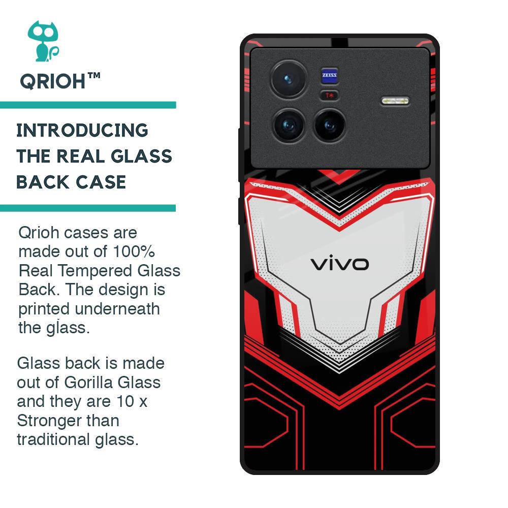 Quantum Suit Glass Case For Vivo X80 5G