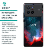 Brush Art Glass Case For Vivo X80 5G