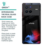Fine Art Wave Glass Case for Vivo X80 5G