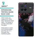 Smudge Brush Glass case for Vivo X80 5G