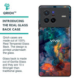Colored Storm Glass Case for Vivo X80 5G