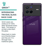 Dark Purple Glass Case for Vivo X80 5G