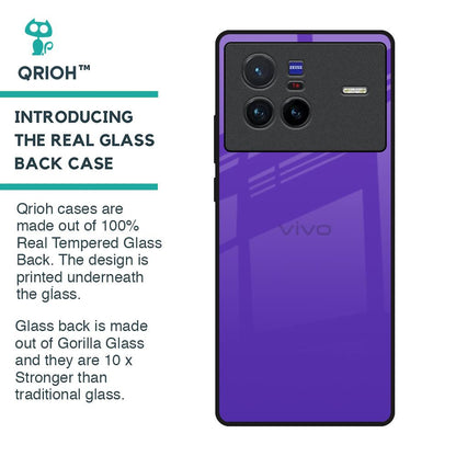 Amethyst Purple Glass Case for Vivo X80 5G