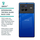 Egyptian Blue Glass Case for Vivo X80 5G