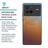 Rich Brown Glass Case for Vivo X80 5G